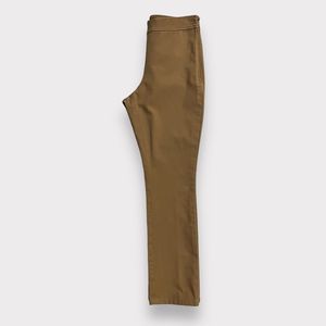 Theory Straight Leg Stretch Twill Pants 2 Camel Tan Womens Neutral Corpcore